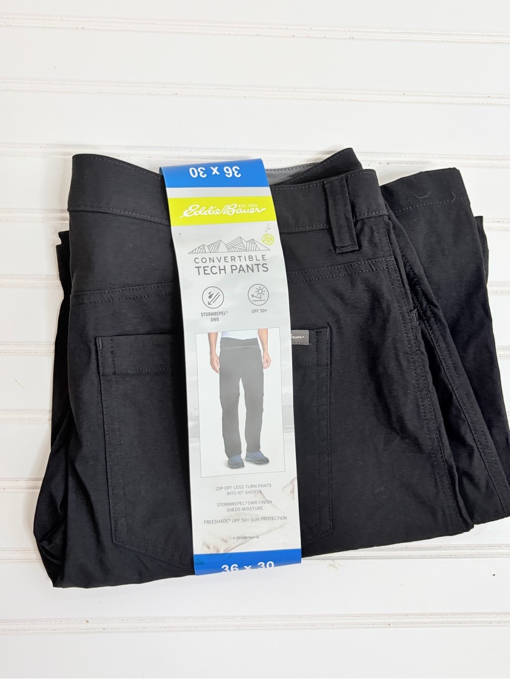 Eddie Bauer Convertible Tech Pants 36X30 - Picture 2 of 5